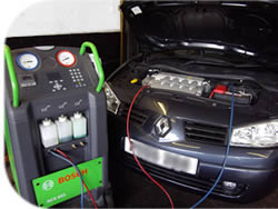 Air conditioning diagnostic machine